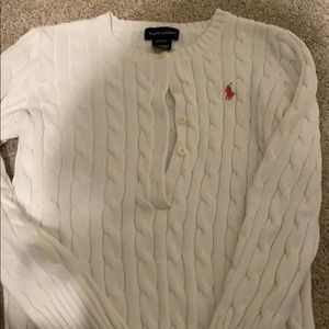 Polo long sleeved sweater